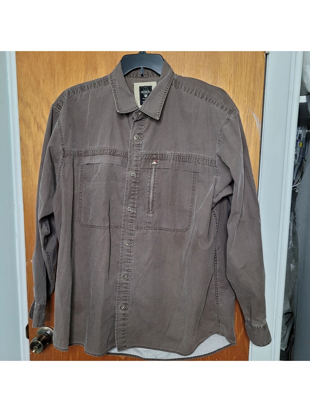 Redhead Shirt Men's Button Up Long Sleeve Size Extra Large Fishing Outdoors - Picture 1 of 9